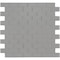 Msi Oyster Gray Subway 11.81" X 11.81" Glass Mesh-Mounted Mosaic Tile, 10PK ZOR-MD-0484 - alternate 1